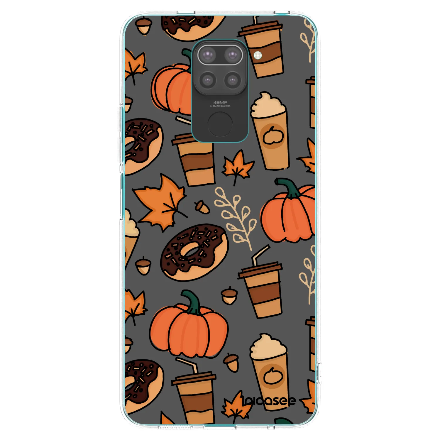 Picasee silikonový černý obal pro Xiaomi Redmi Note 9 - Fallovers