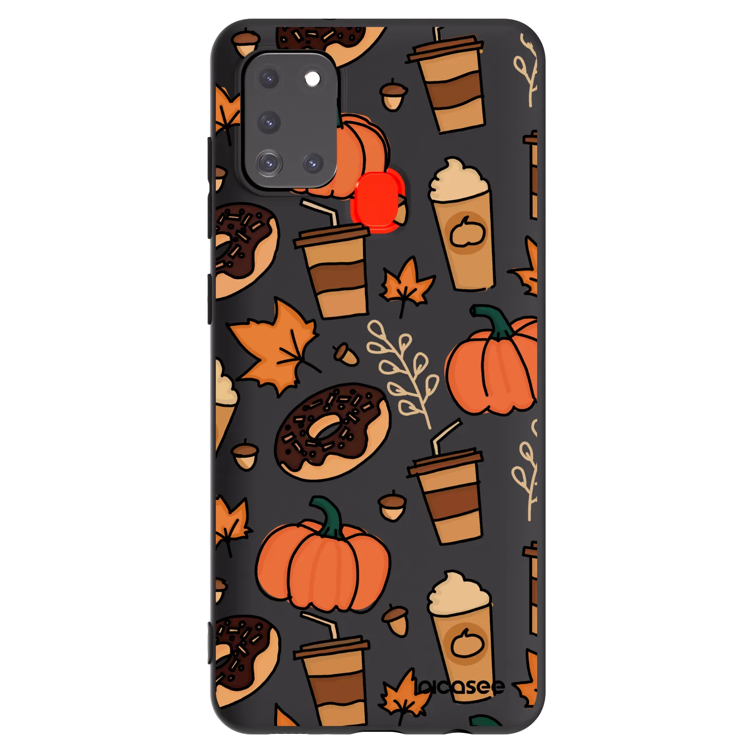 Picasee silikonový černý obal pro Samsung Galaxy A21s - Fallovers