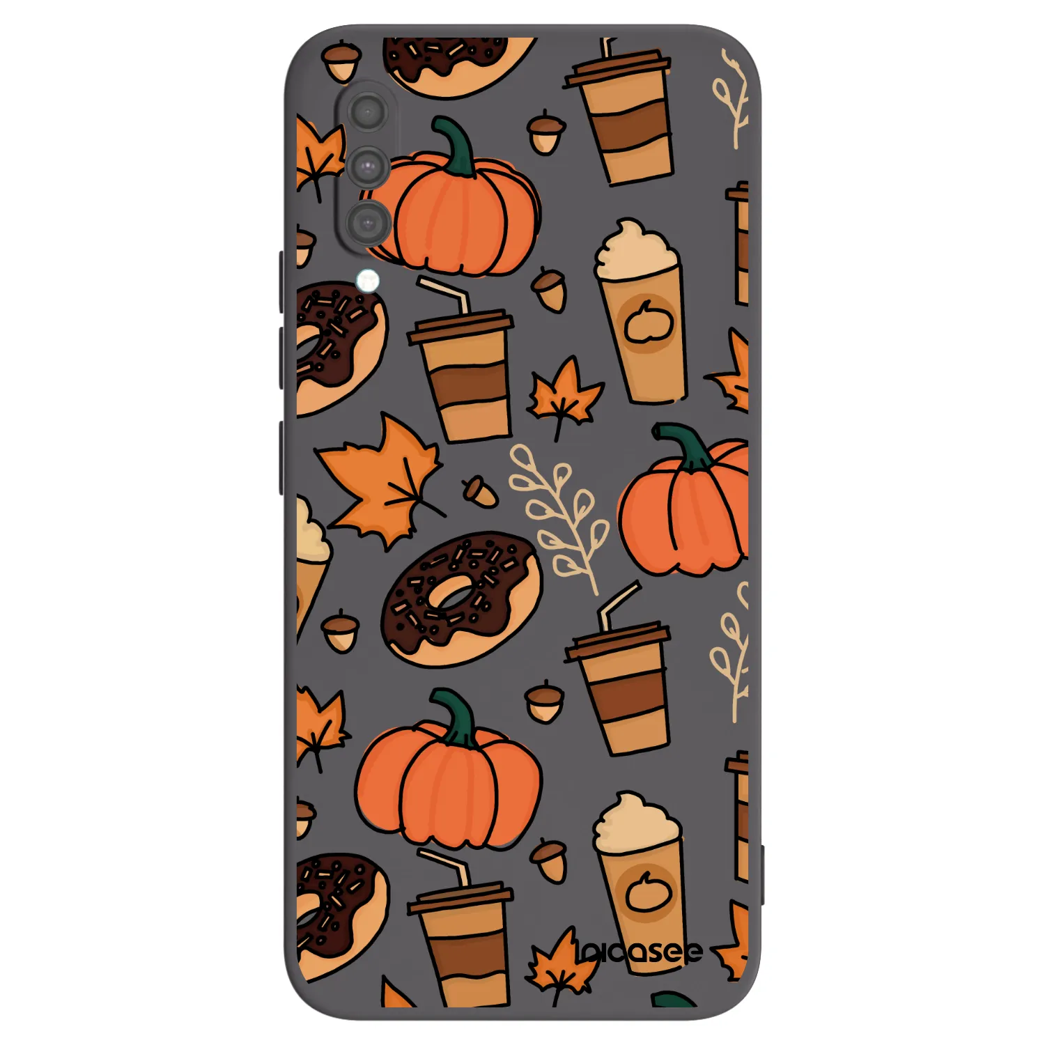 Picasee silikonový černý obal pro Samsung Galaxy A30s A307F - Fallovers