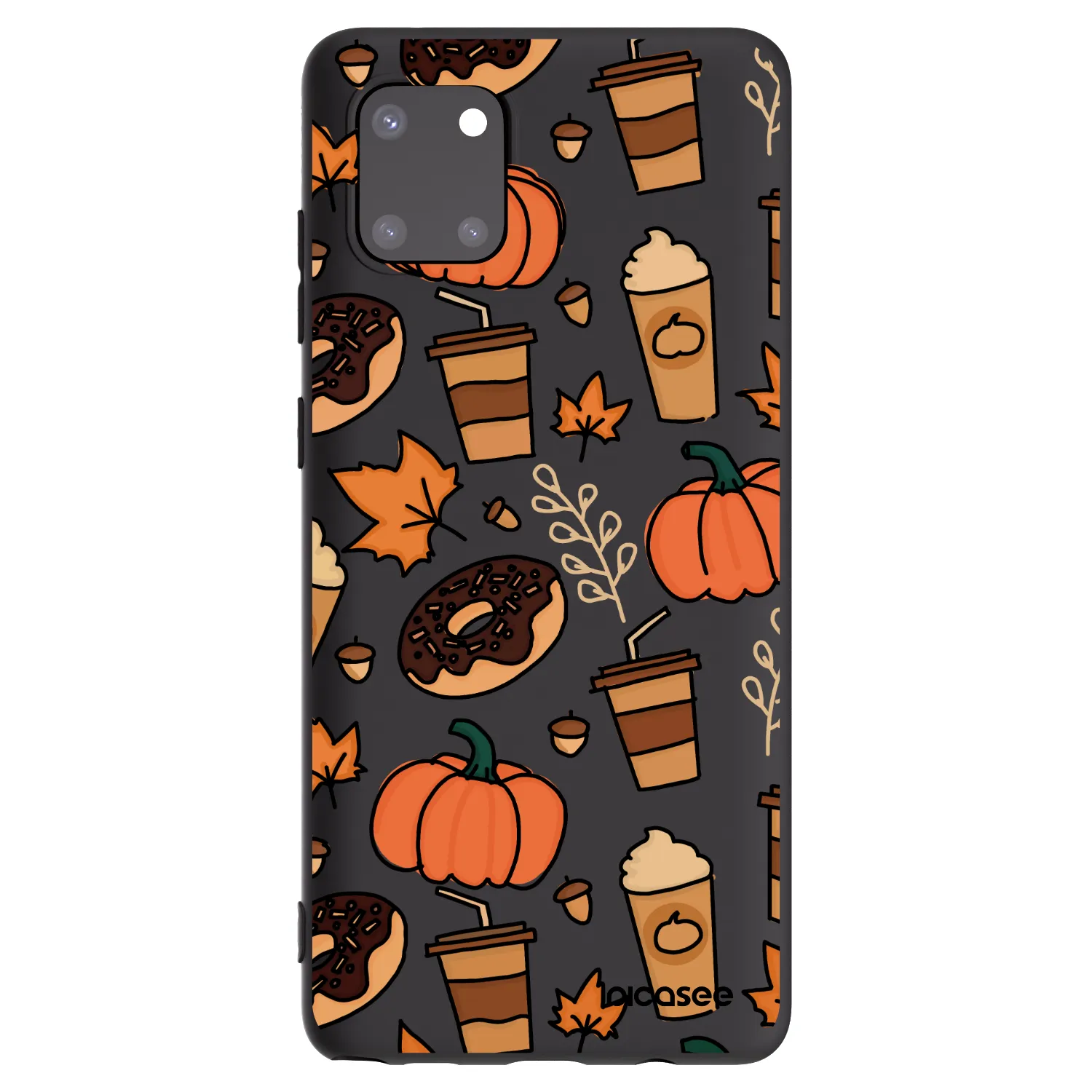 Picasee silikonový černý obal pro Samsung Galaxy Note 10 Lite N770F - Fallovers