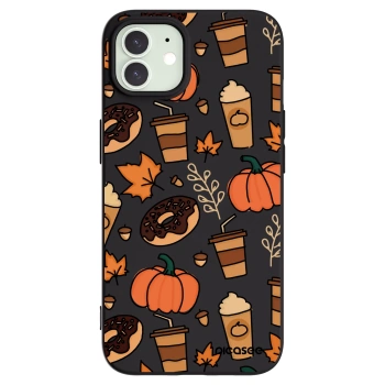 Picasee silikonový černý obal pro Apple iPhone 12 - Fallovers