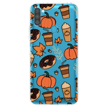 Picasee silikonový průhledný obal pro Samsung Galaxy M11 - Fallovers