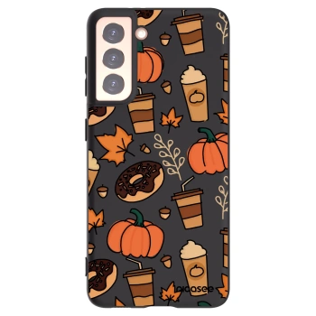 Picasee silikonový černý obal pro Samsung Galaxy S21 5G G991B - Fallovers