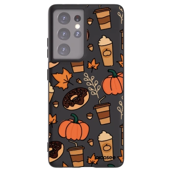 Picasee silikonový černý obal pro Samsung Galaxy S21 Ultra 5G G998B - Fallovers