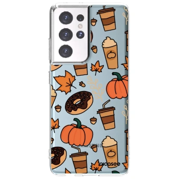 Picasee silikonový průhledný obal pro Samsung Galaxy S21 Ultra 5G G998B - Fallovers