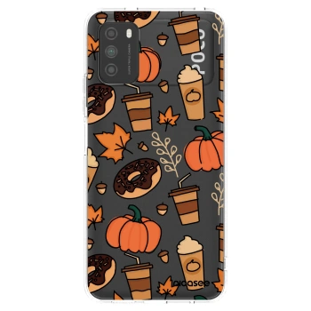 Picasee silikonový průhledný obal pro Xiaomi Poco M3 - Fallovers