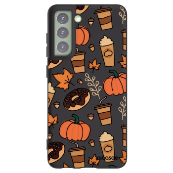 Picasee silikonový černý obal pro Samsung Galaxy S21 FE 5G - Fallovers