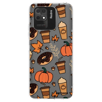 Picasee silikonový průhledný obal pro Xiaomi Redmi 10C - Fallovers