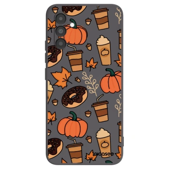 Picasee silikonový černý obal pro Samsung Galaxy A04s A047F - Fallovers