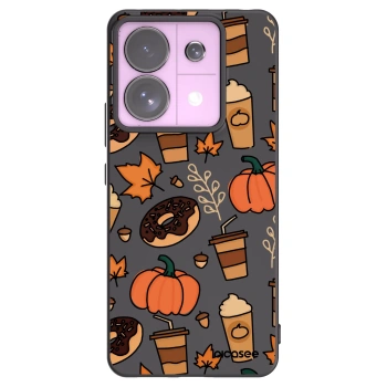 Picasee silikonový černý obal pro Xiaomi Redmi Note 13 Pro 5G - Fallovers
