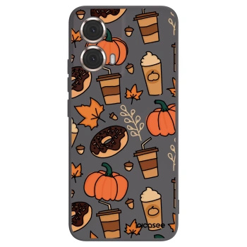 Picasee silikonový černý obal pro Motorola Moto G85 - Fallovers