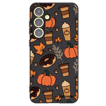 Picasee silikonový černý obal pro Samsung Galaxy S24 FE S721B - Fallovers