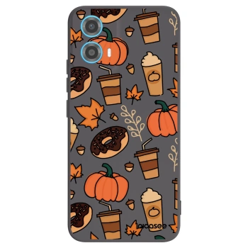 Picasee silikonový černý obal pro Motorola Moto G34 5G - Fallovers