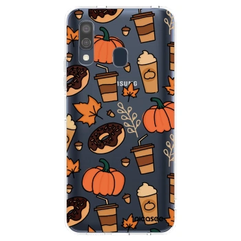 Picasee silikonový průhledný obal pro Samsung Galaxy A40 A405F - Fallovers