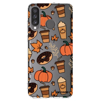 Picasee silikonový průhledný obal pro Huawei P30 Lite - Fallovers