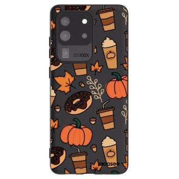 Picasee silikonový černý obal pro Samsung Galaxy S20 Ultra 5G G988F - Fallovers