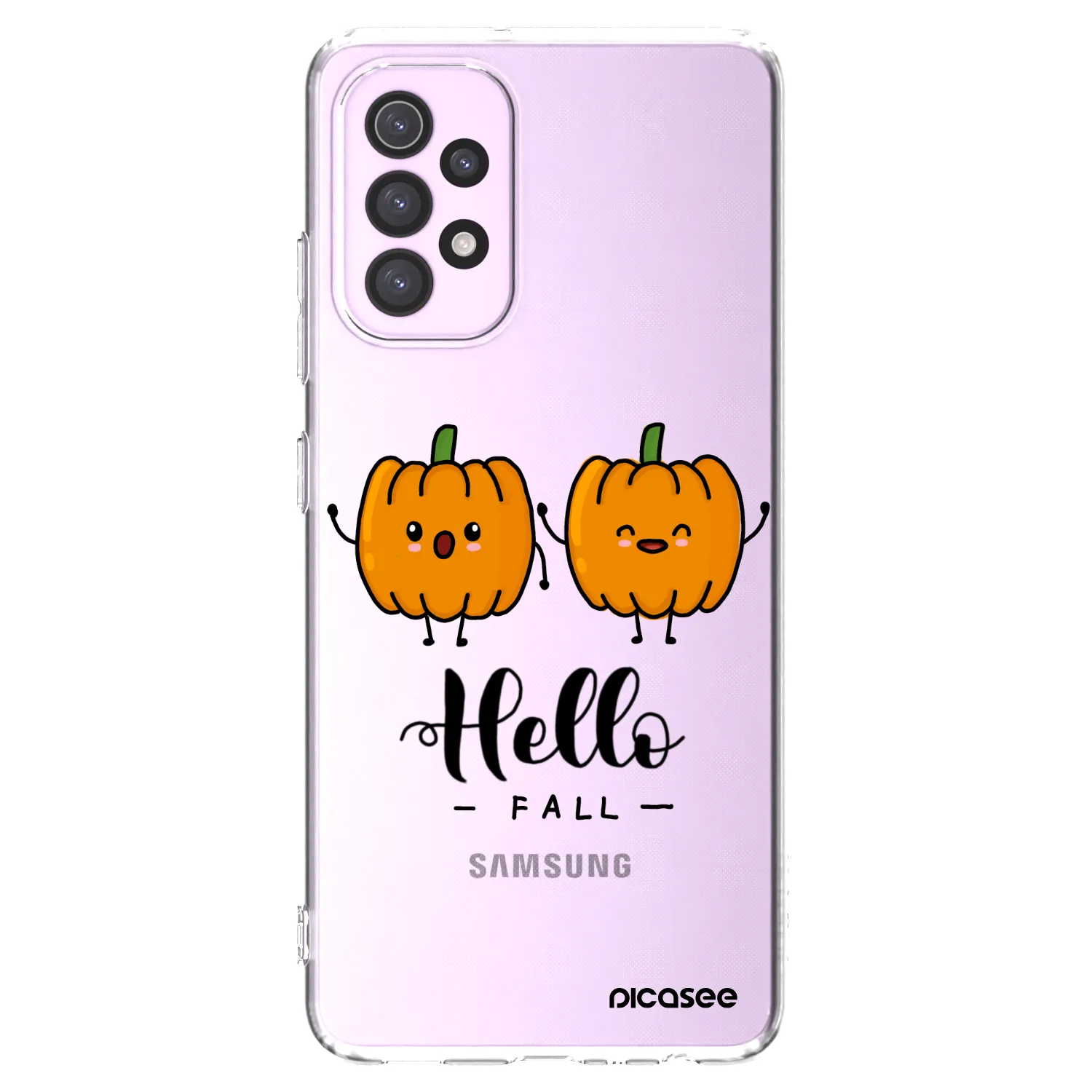 Picasee silikonový průhledný obal pro Samsung Galaxy A32 5G A326B - Hallo Fall