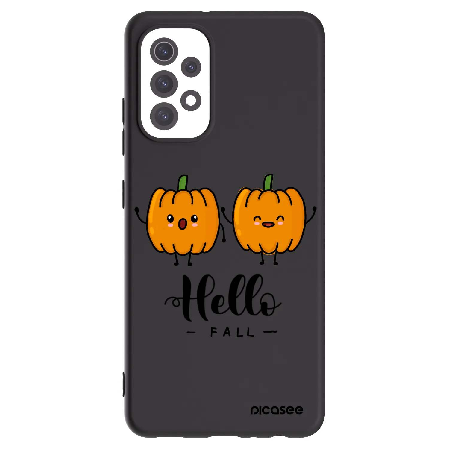 Picasee silikonový černý obal pro Samsung Galaxy A32 5G A326B - Hallo Fall
