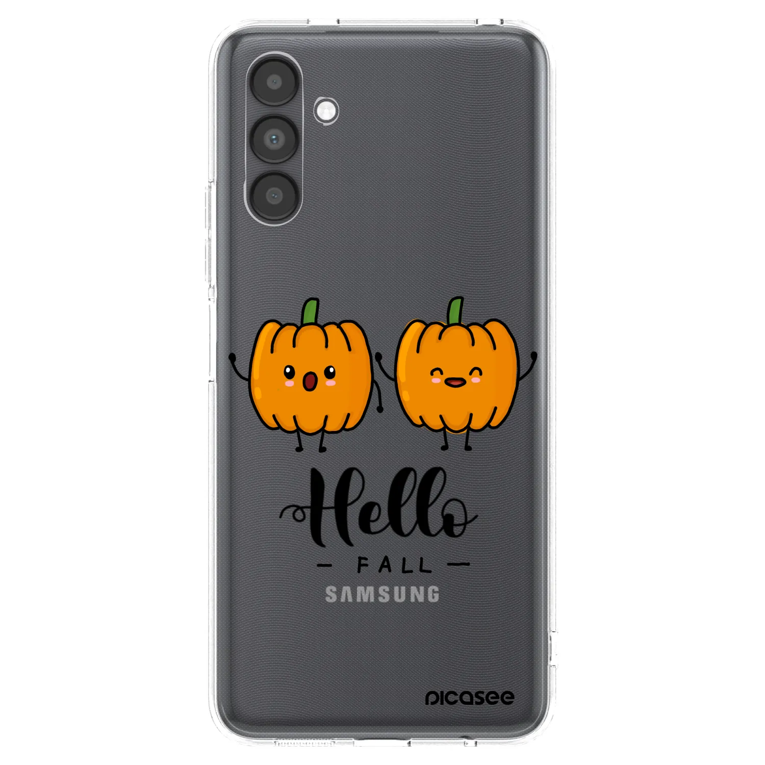 Picasee silikonový průhledný obal pro Samsung Galaxy A04s A047F - Hallo Fall