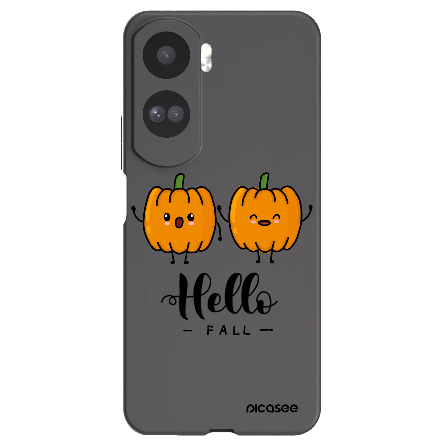 Picasee silikonový černý obal pro Honor 90 Lite 5G - Hallo Fall