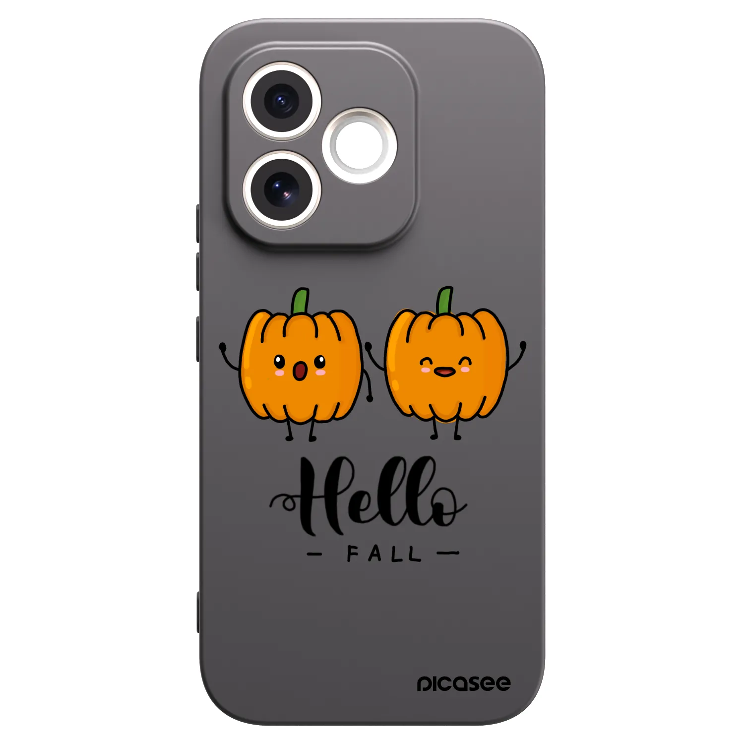 Picasee silikonový černý obal pro Honor 600 Lite - Hallo Fall