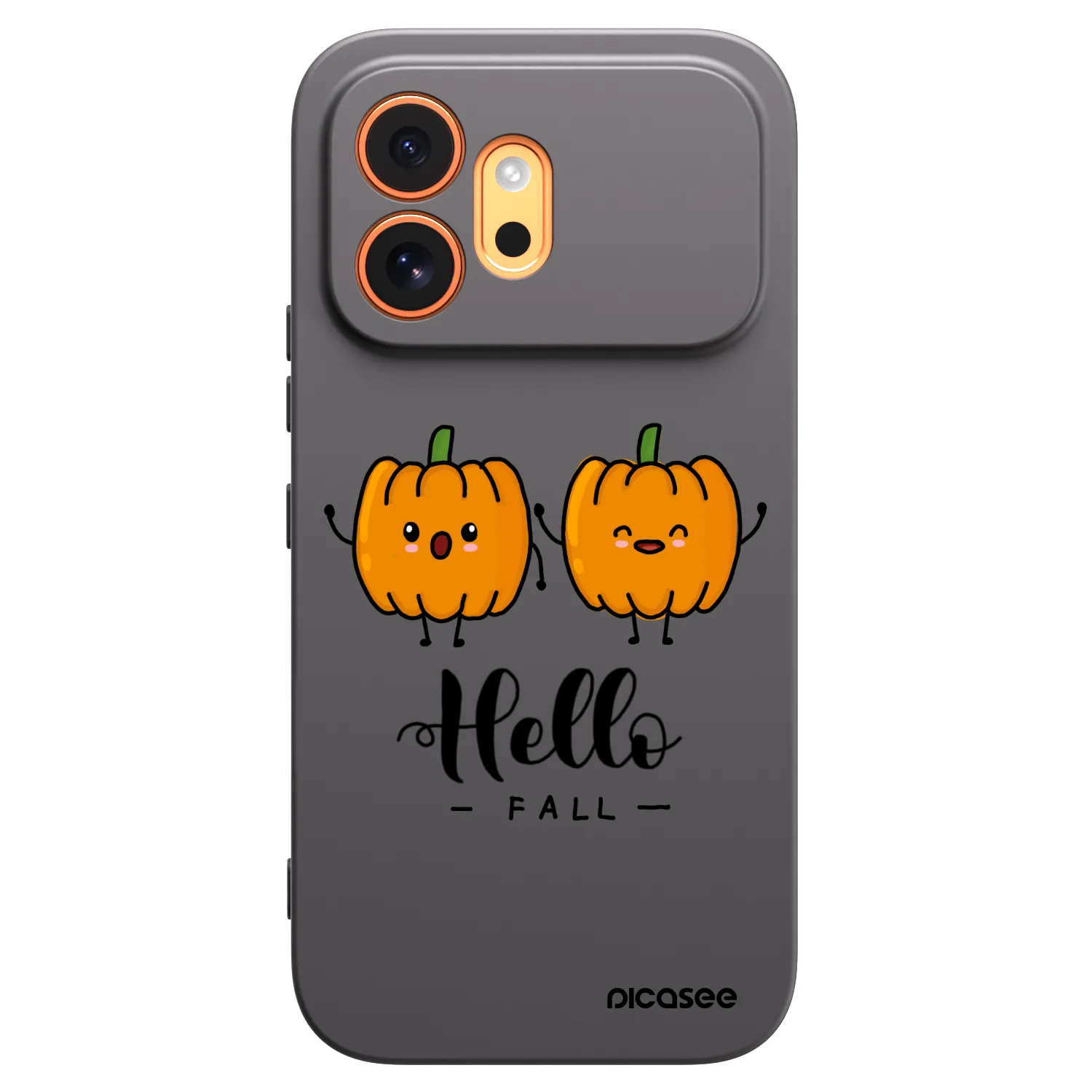 Picasee silikonový černý obal pro Honor 600 - Hallo Fall