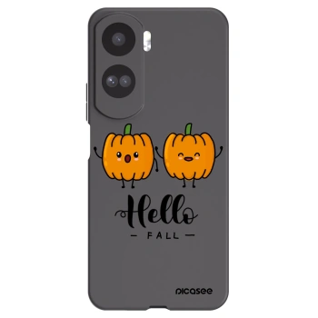 Picasee silikonový černý obal pro Honor 90 Lite 5G - Hallo Fall