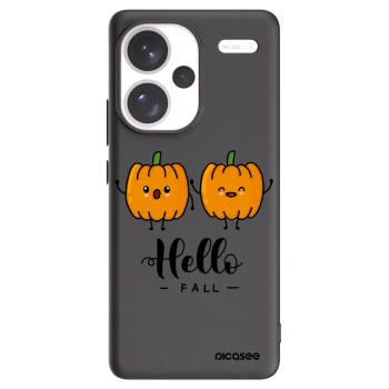 Picasee silikonový černý obal pro Xiaomi Redmi Note 13 Pro+ 5G - Hallo Fall