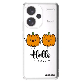 Picasee silikonový průhledný obal pro Xiaomi Redmi Note 13 Pro+ 5G - Hallo Fall
