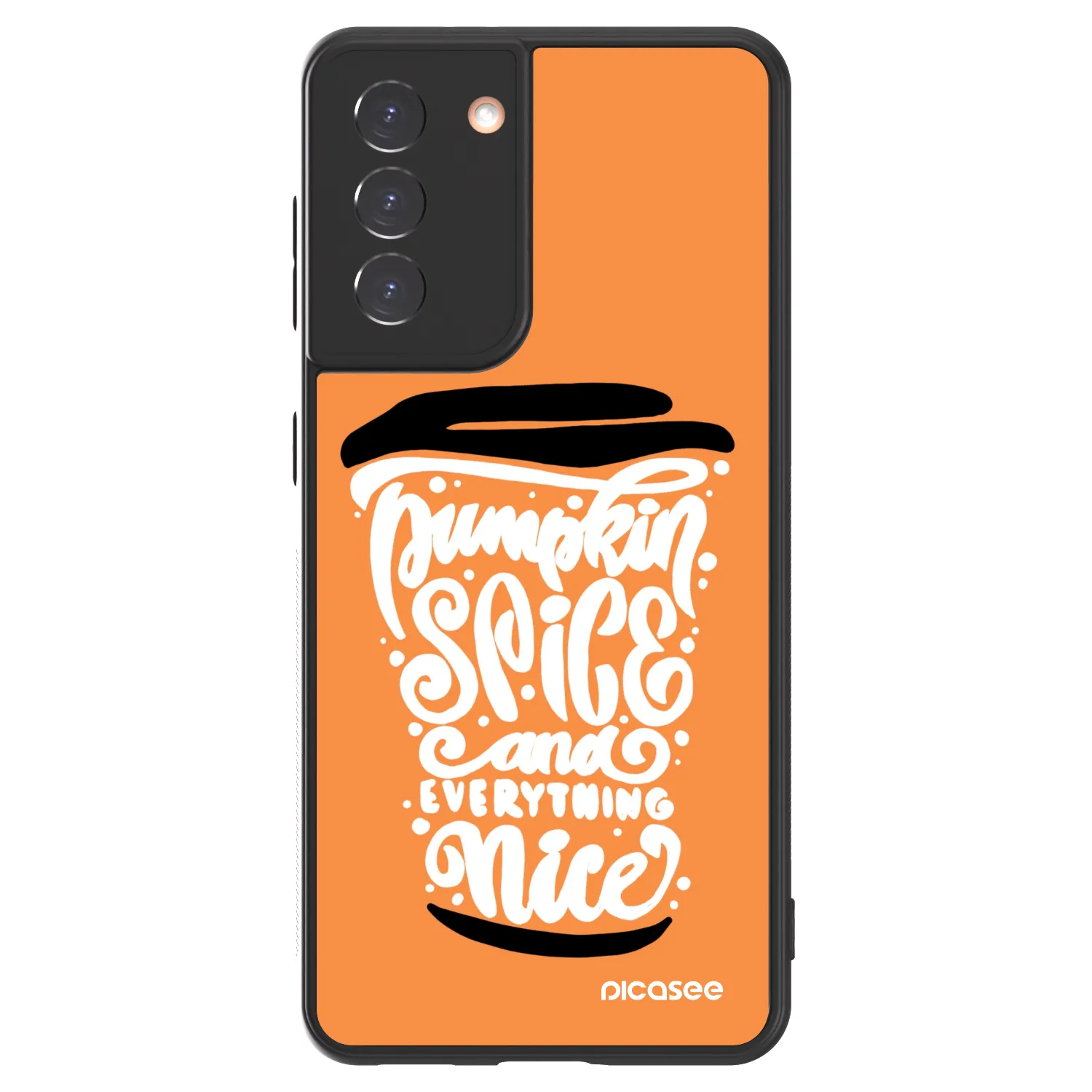 Picasee ULTIMATE CASE pro Samsung Galaxy S21 5G G991B - Pumpkin coffee