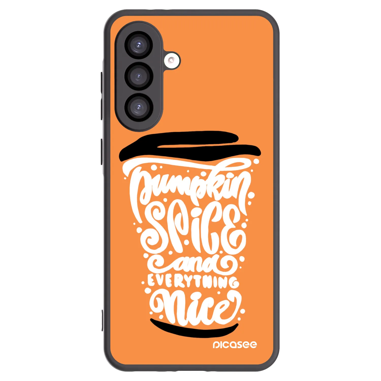 Picasee silikonový černý obal pro Samsung Galaxy A26 5G A266B - Pumpkin coffee
