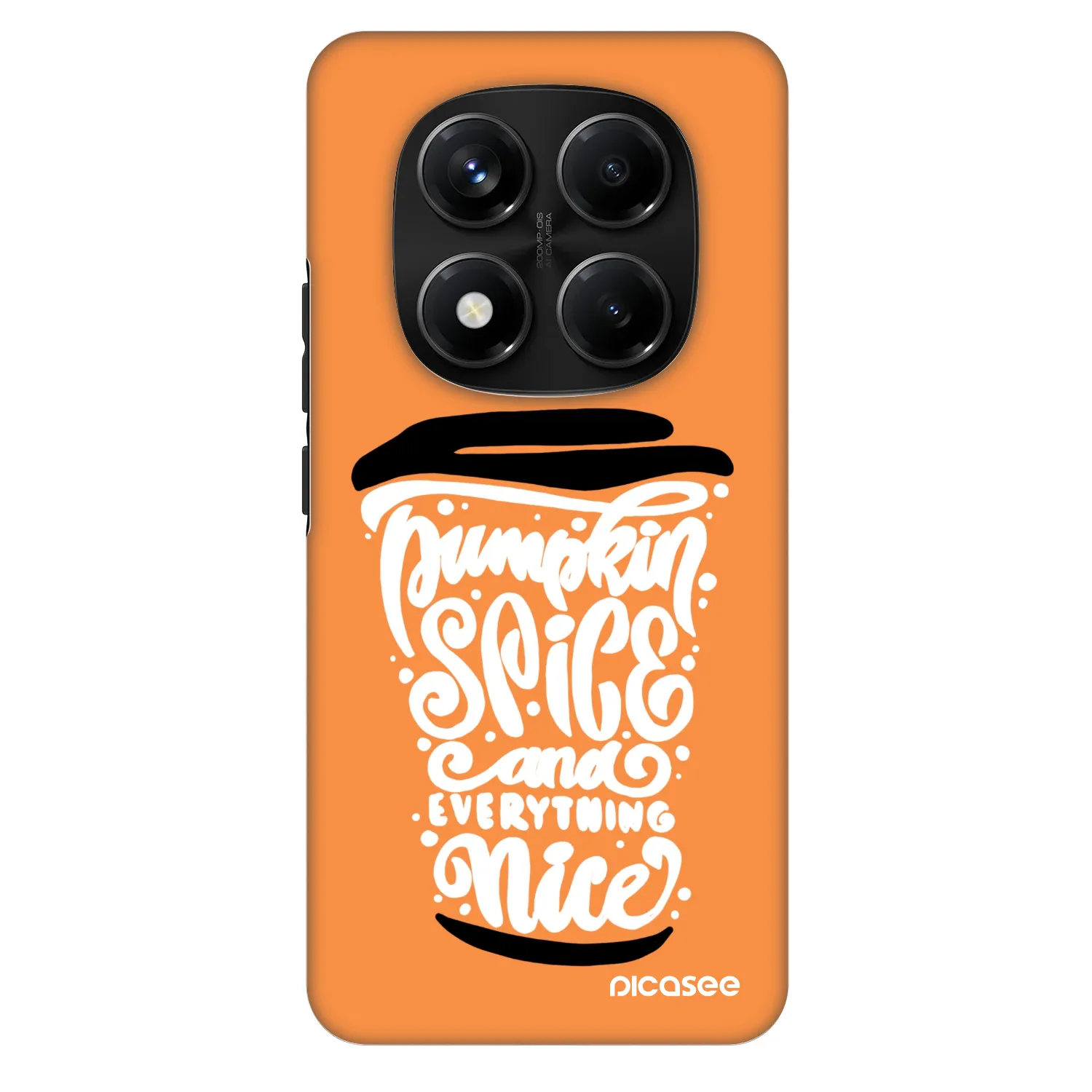Picasee Fashion Case pro Xiaomi Redmi Note 14 Pro+ 5G - Pumpkin coffee