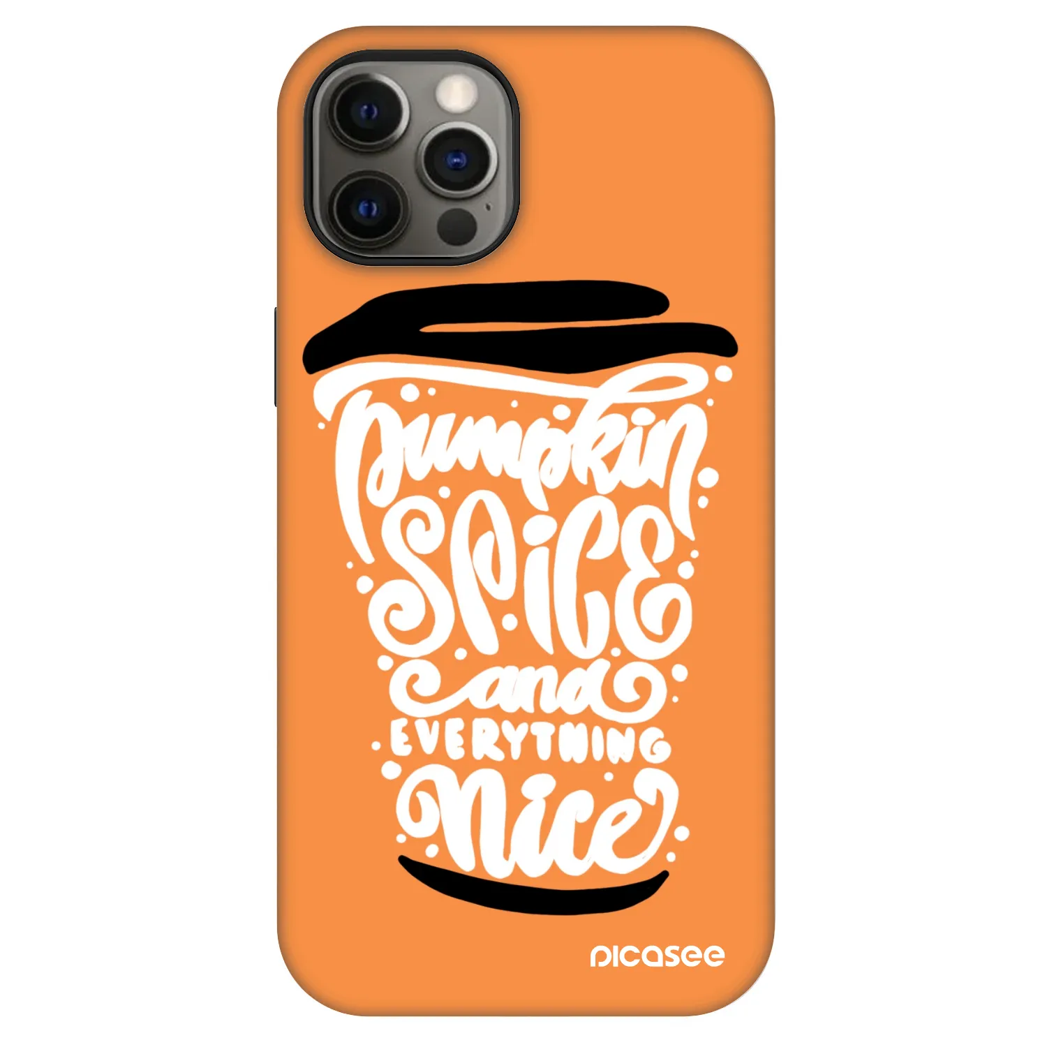 Picasee Fashion Case MagSafe Apple iPhone 12 - Pumpkin coffee