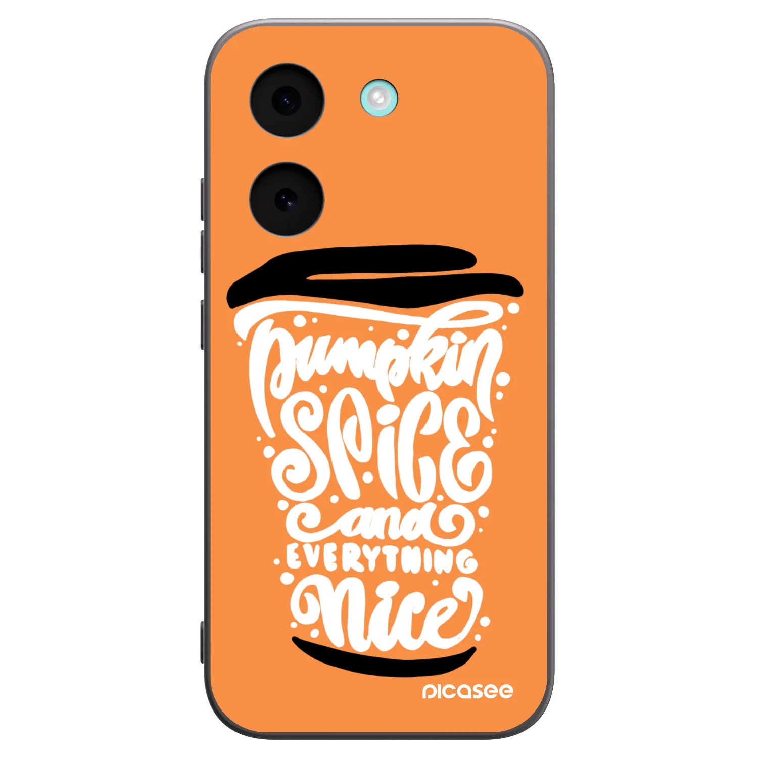 Picasee silikonový černý obal pro Xiaomi Poco X8 Pro - Pumpkin coffee