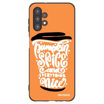 Picasee silikonový černý obal pro Samsung Galaxy A13 4G A135 - Pumpkin coffee