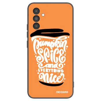 Picasee silikonový černý obal pro Samsung Galaxy A04s A047F - Pumpkin coffee