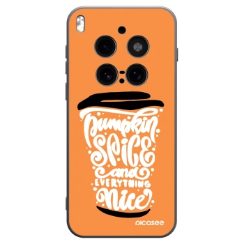 Picasee silikonový černý obal pro Vivo X300 Pro - Pumpkin coffee