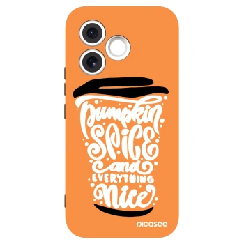 Picasee silikonový černý obal pro Honor 600 Lite - Pumpkin coffee