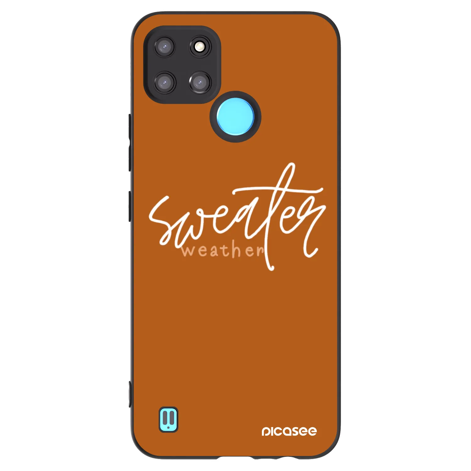 Picasee silikonový černý obal pro Realme C21Y - Sweater weather