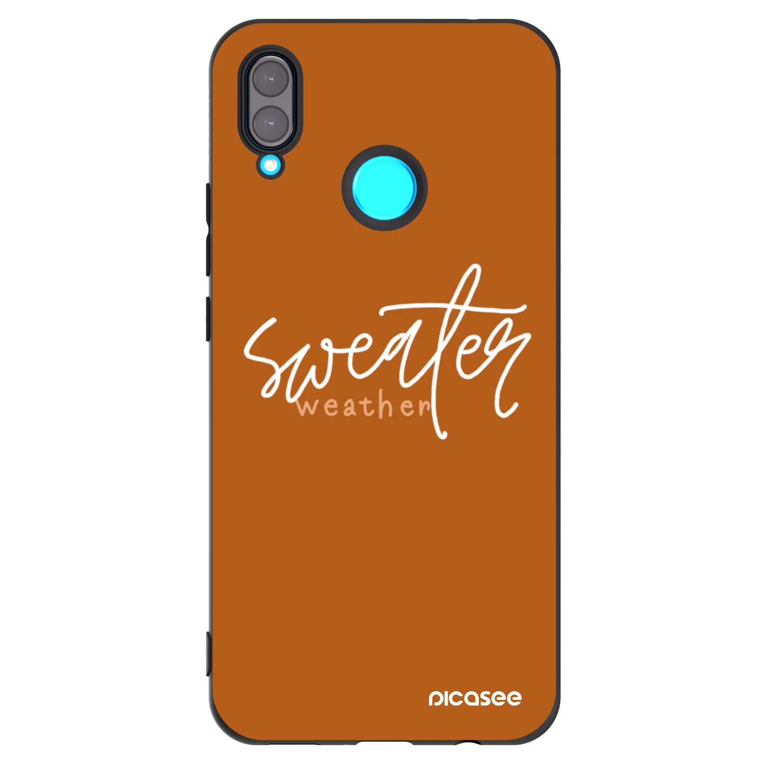 Picasee silikonový černý obal pro Huawei Nova 3i - Sweater weather
