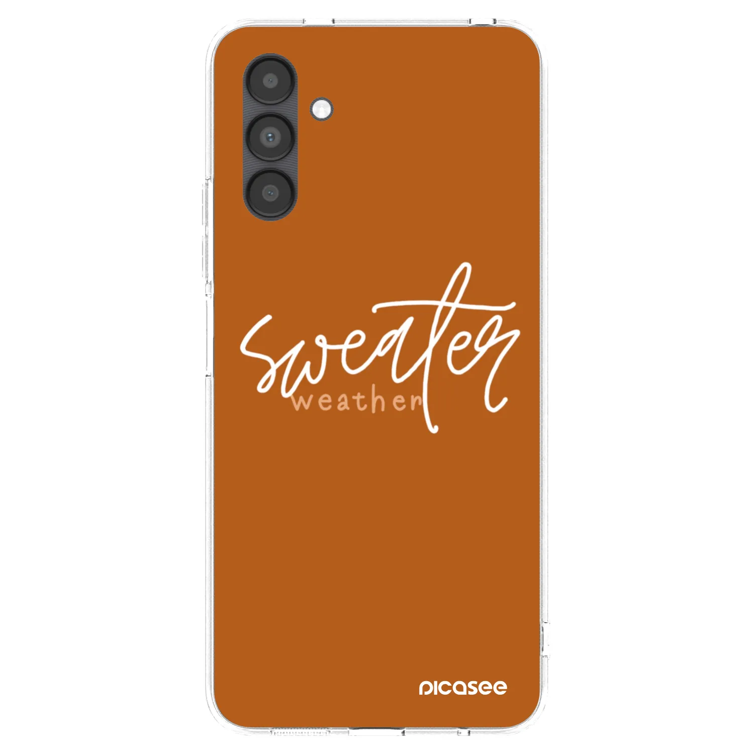 Picasee silikonový průhledný obal pro Samsung Galaxy A04s A047F - Sweater weather
