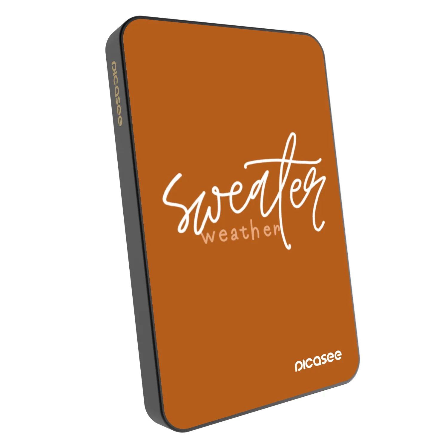 Picasee Powerbanka s MagSafe 5 000 mAh Šedá - Sweater weather