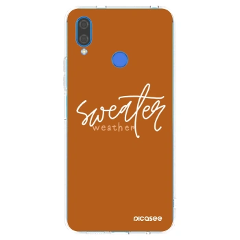 Picasee silikonový průhledný obal pro Huawei Nova 3i - Sweater weather