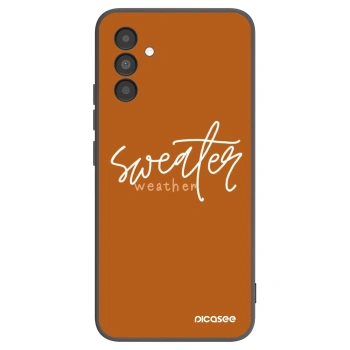 Picasee silikonový černý obal pro Samsung Galaxy A04s A047F - Sweater weather