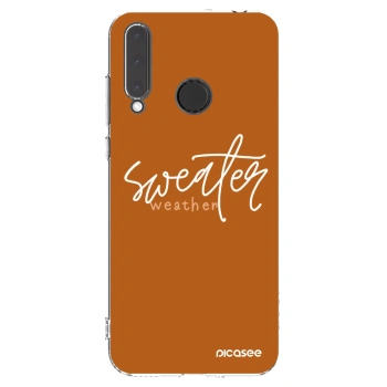 Picasee silikonový průhledný obal pro Honor 20 Lite - Sweater weather