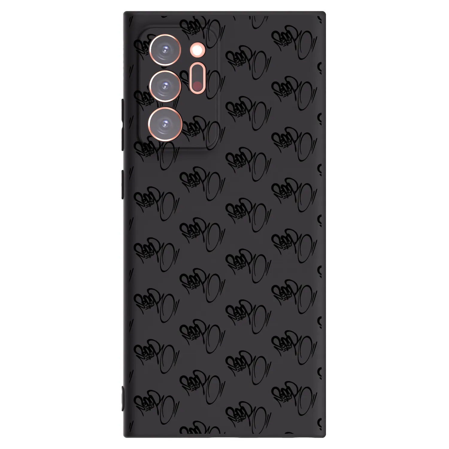 Picasee silikonový černý obal pro Samsung Galaxy Note 20 Ultra - Separ - Black On Black 1
