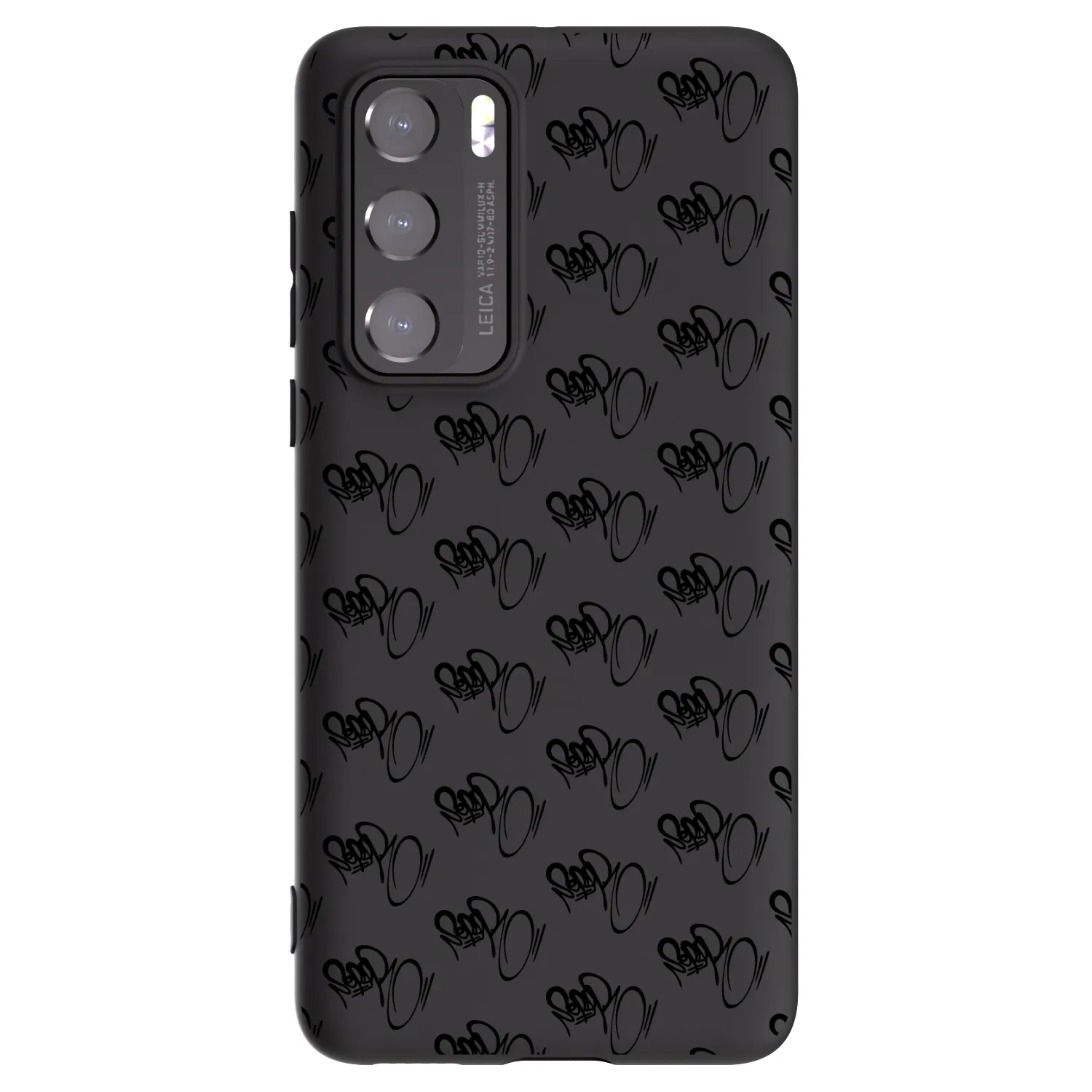 Picasee silikonový černý obal pro Huawei P40 - Separ - Black On Black 1