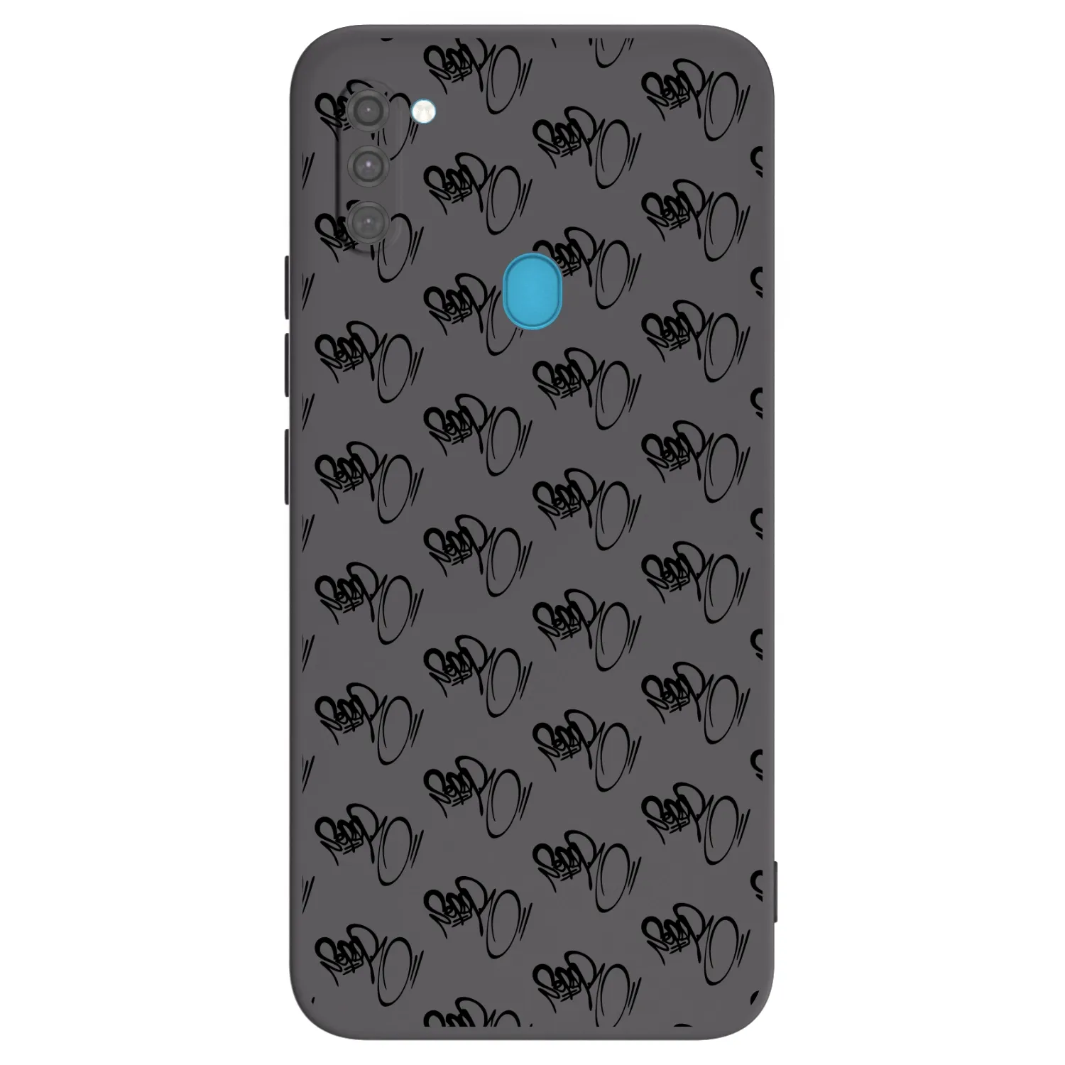 Picasee silikonový černý obal pro Samsung Galaxy M11 - Separ - Black On Black 1