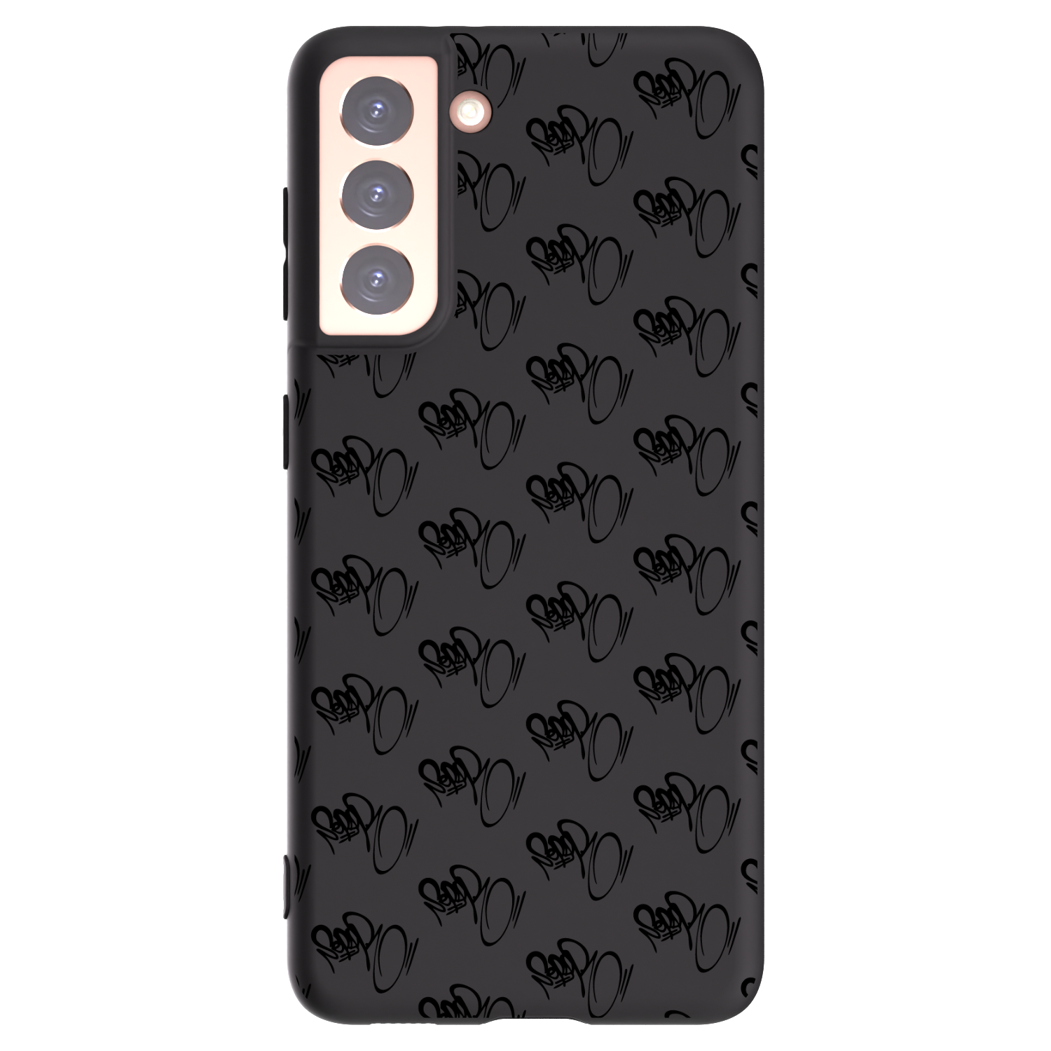 Picasee silikonový černý obal pro Samsung Galaxy S21 5G G991B - Separ - Black On Black 1