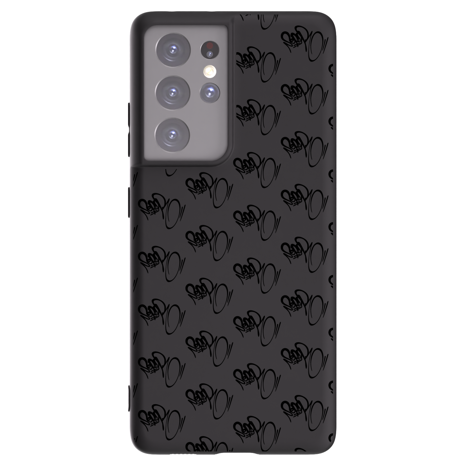 Picasee silikonový černý obal pro Samsung Galaxy S21 Ultra 5G G998B - Separ - Black On Black 1